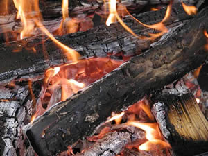 wood burning
